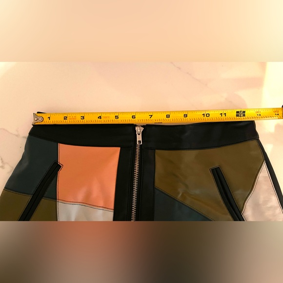 BCBGeneration Red and Blue A-line Mini Skirt Night Out - Picture 6 of 6